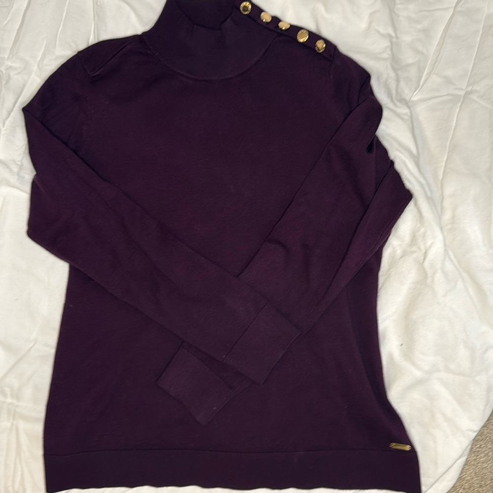 Calvin Klein mock neck sweater. Size M